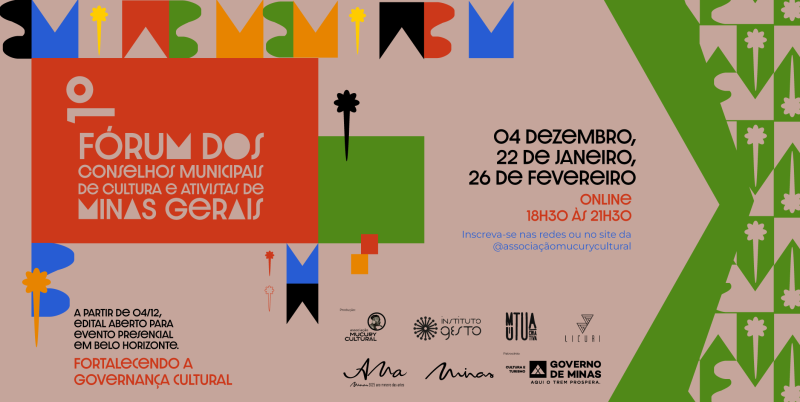 I Fórum dos Conselhos Municipais de Cultura e Ativistas de Minas Gerais
