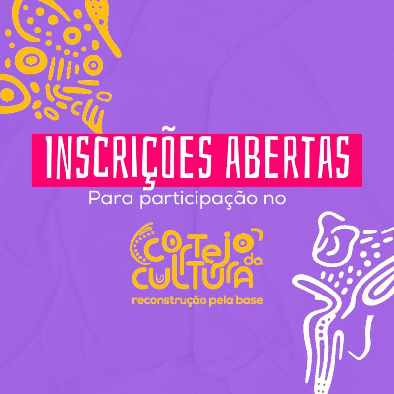 Formulário para os interessades em participar do Cortejo da Cultura