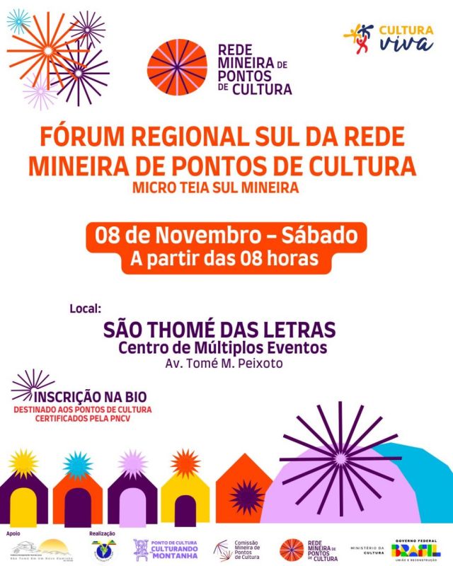 Fórum Regional Sul da Rede Mineira de Pontos de Cultura