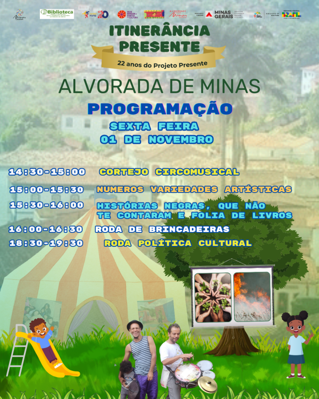 Itinerancia 22 anos Projeto Presente