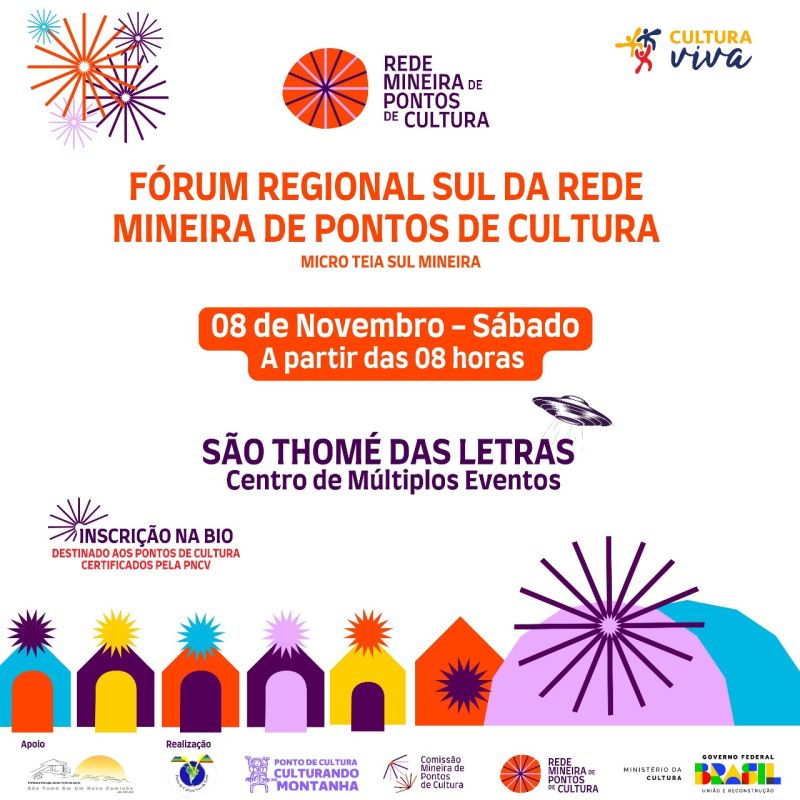 FÓRUM REGIONAL SUL DA REDE MINEIRA DE PONTOS DE CULTURA