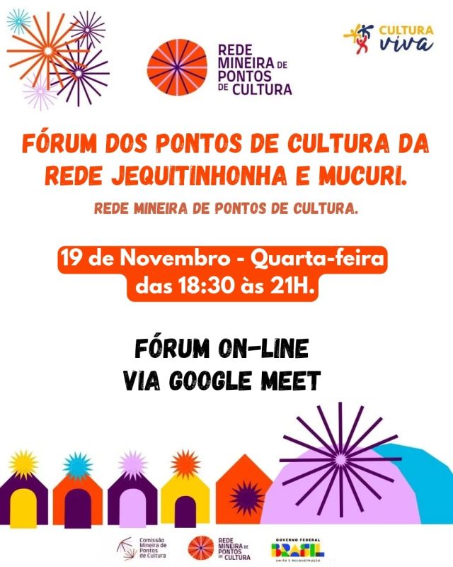 Fórum da Rede dos Pontos Jequitinhonha e Mucuri