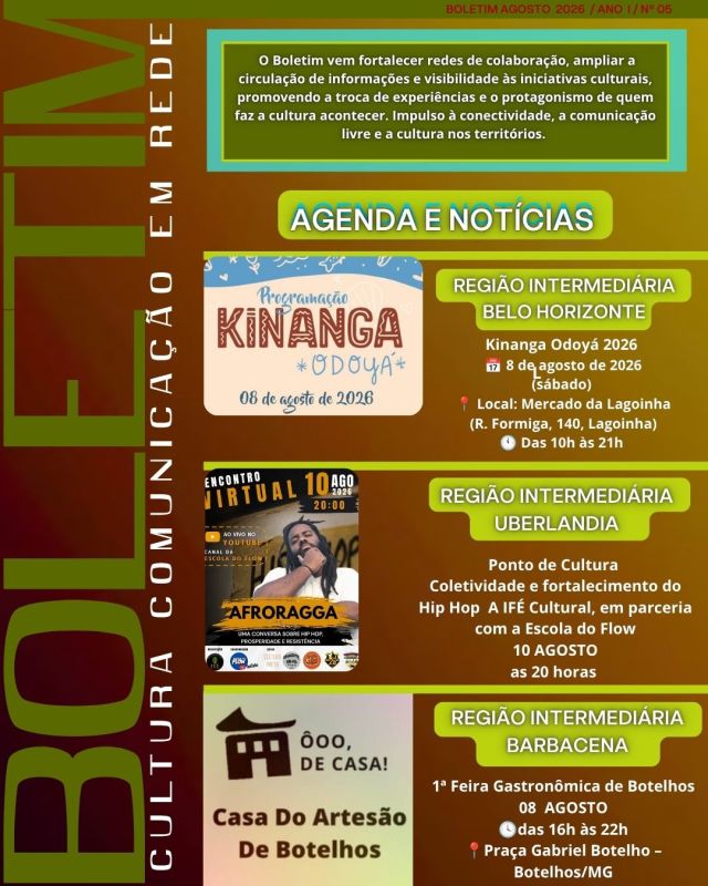 Boletim Semanal CULTURA VIVA — Edição 5
