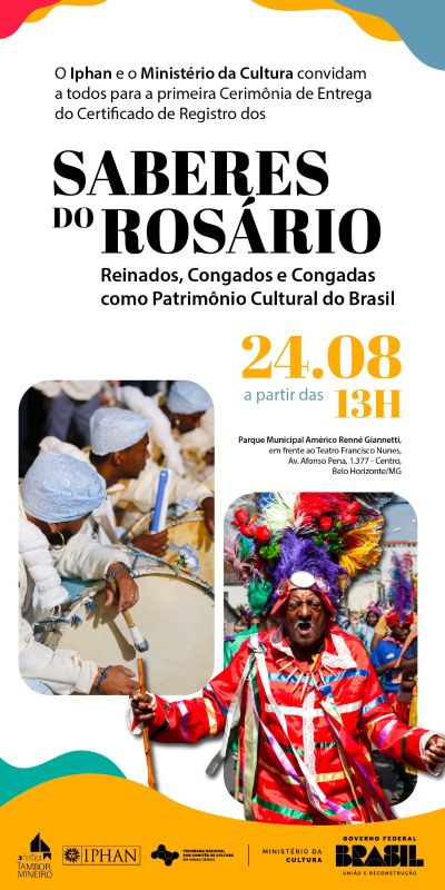 Certificado de Registro dos Saberes do Rosário: Reinados, Congados e Congadas como Patrimônio Cultural do Brasil