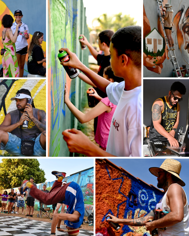 Festival Jardim Urbano transforma o Beco do Planalto na maior galeria aberta de arte urbana de Uberlândia
